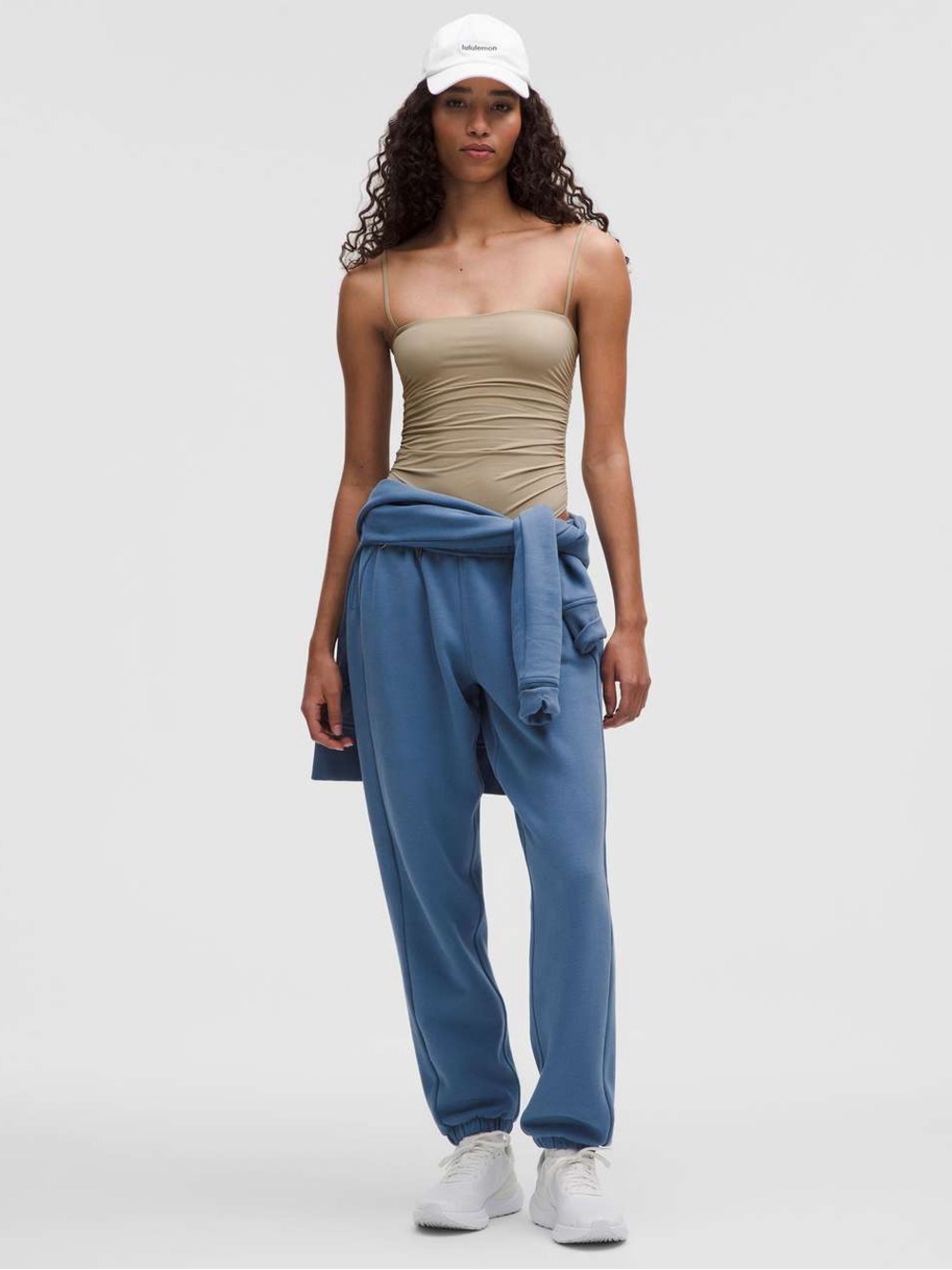 lululemon (XL) Wundermost Ultra-Soft Nulu Ruched Cami Bodysuit